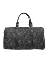 BLACK HOLDALL BAG (Ravens & Blossoms print)
